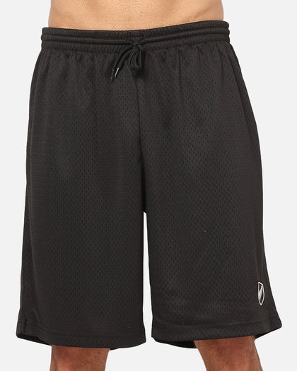 Mitchell & Ness All Black Rugby Union Classic Mesh Shorts Solid Black