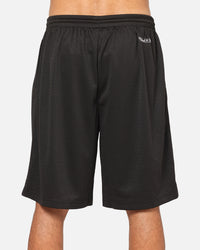 Mitchell & Ness All Black Rugby Union Classic Mesh Shorts Solid Black