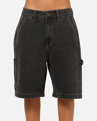 X-Large Carpenter Bull Denim 91 Shorts Washed Black