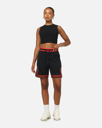 Jordan Dri-FIT Sport Diamond Shorts Black/Infrared