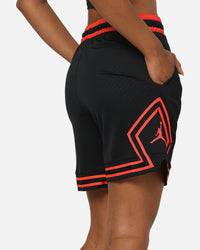 Jordan Dri-FIT Sport Diamond Shorts Black/Infrared