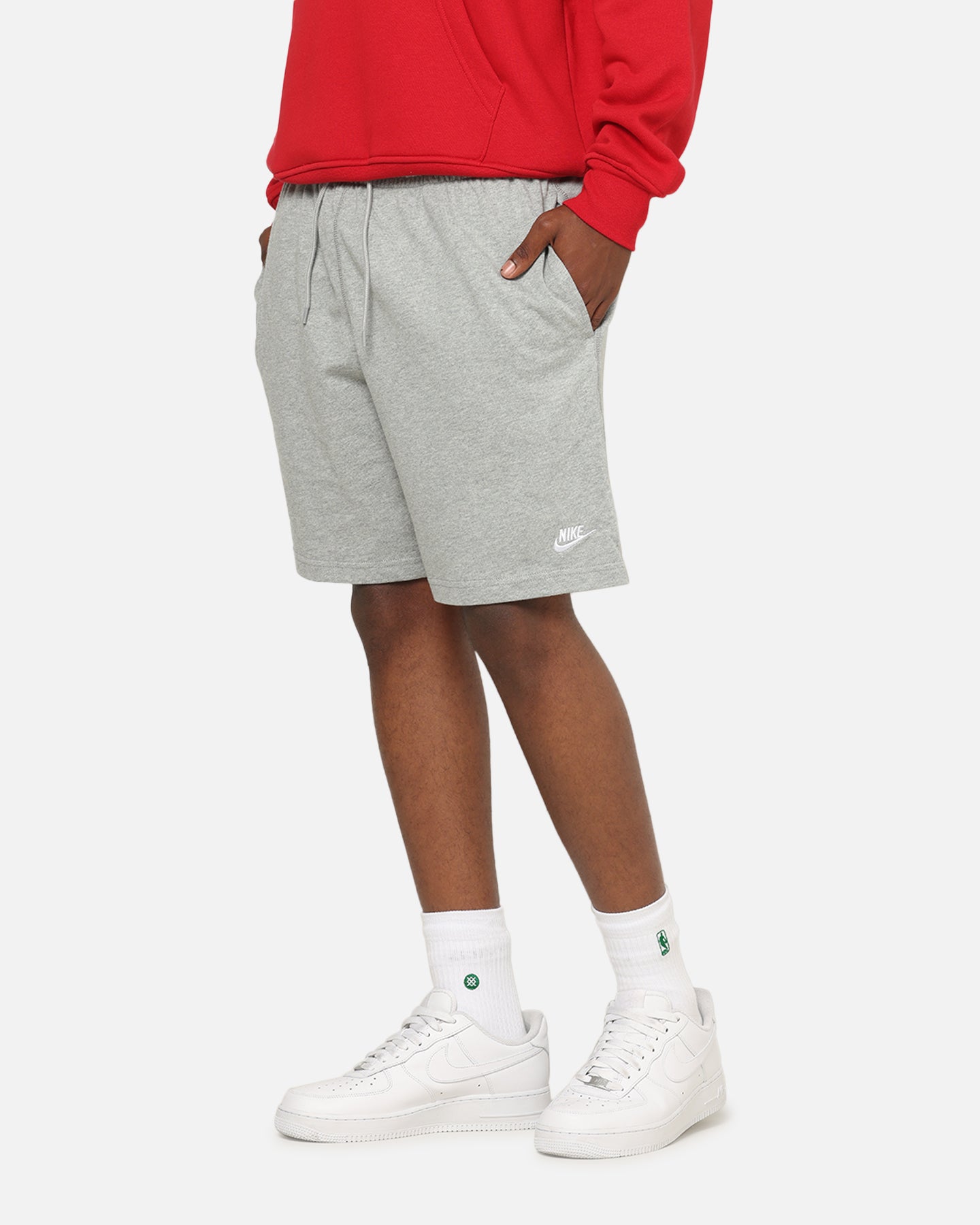 Nike Club Knit Shorts Dark Grey Heather | Culture Kings