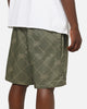 Nike Sportswear Club Woven Flow Shorts Medium Olive/White