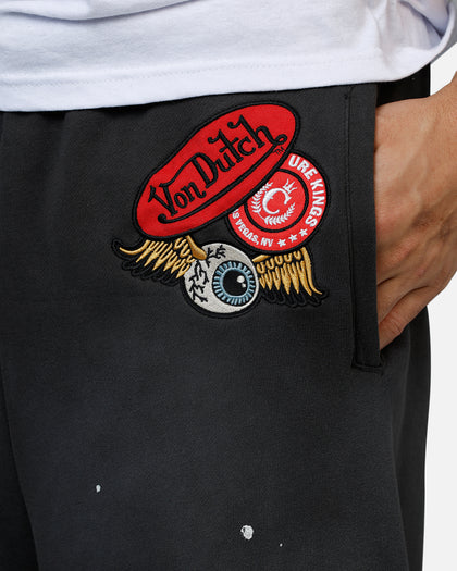 Von Dutch X Culture Kings CK Sweatpants Washed Black