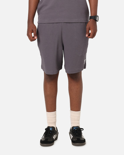 Adidas Trefoil Essentials Waffle Shorts Grey Strata