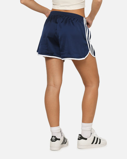 Adidas Women's Adicolor 3-Stripes Sprinter Shorts Indigo/White