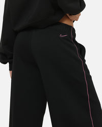 Nike Women's Sportswear Phoenix Fleece Wide Leg Pants Black