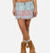 Von Dutch Women's Denim Mini Skirt Washed Light Blue