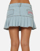 Von Dutch Women's Denim Mini Skirt Washed Light Blue