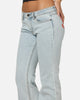 Von Dutch Women's Flare Denim Jeans Light Blue Denim