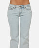 Von Dutch Women's Flare Denim Jeans Light Blue Denim