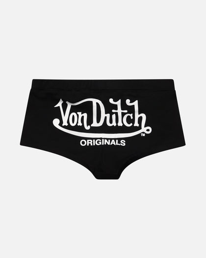 Von Dutch Women's Mini Booty Shorts Black