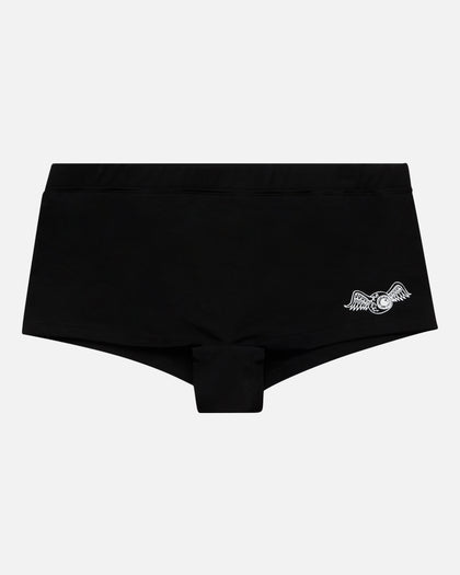 Von Dutch Women's Mini Booty Shorts Black