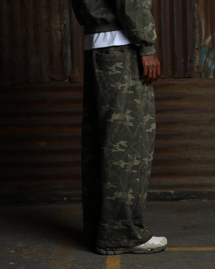 American Thrift Wide Leg Pants Camo