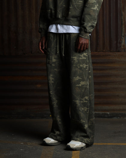 American Thrift Wide Leg Pants Camo