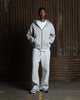 American Thrift Wide Leg Pants Grey Heather