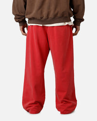American Thrift Wide Leg Pants Washed Red