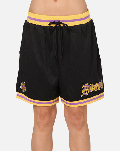 Mitchell & Ness Los Angeles Lakers Gothic Shorts Black