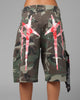 Loiter Star Born Cargo Shorts Camo