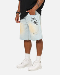 Saint Morta Amplus Holy Ghost Jorts Light Dirty Denim