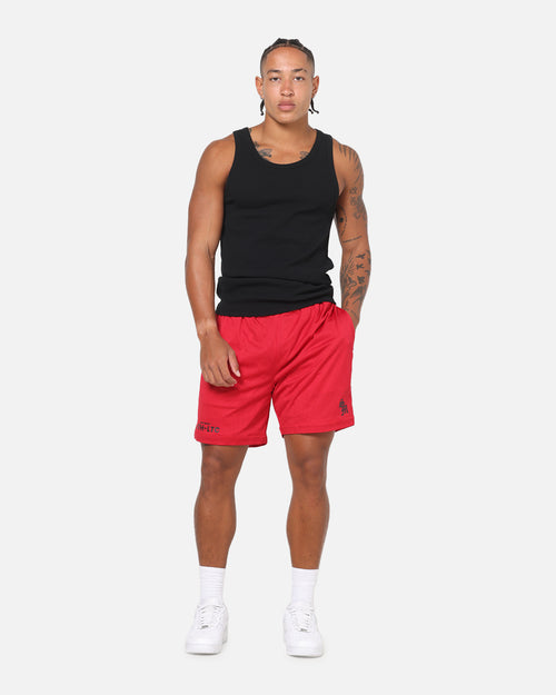 Saint Morta Athltc Mesh Shorts Pigment Red