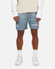 Saint Morta Dead Wash Mesh Shorts Denim Blue
