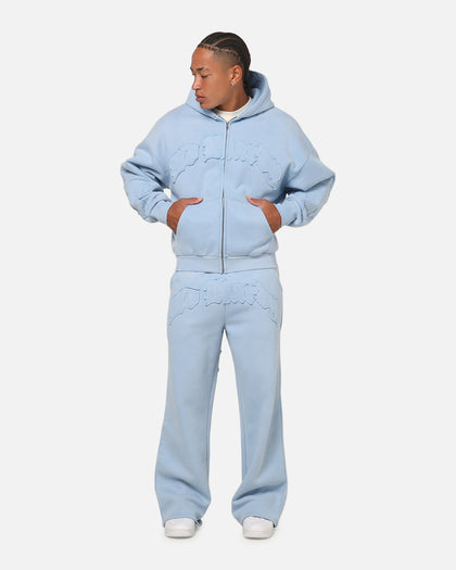 Ed Hardy Fray Track Pants Blue