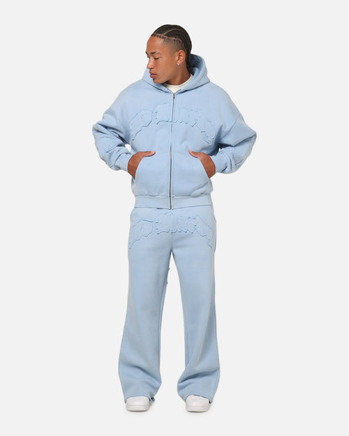 Ed Hardy Fray Track Pants Blue