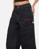 Ed Hardy Dragon Ultra Wide Leg Jeans Indigo Denim