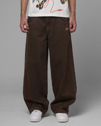 Loiter Star Born Selvedge Denim Jeans Brown