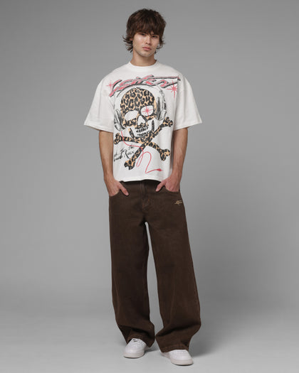 Loiter Star Born Selvedge Denim Jeans Brown