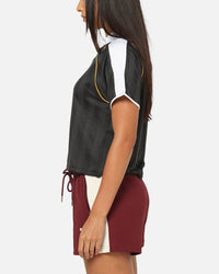 Puma Women's T7 Relaxed Football Jersey T-Shirt Puma Black