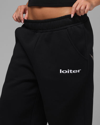Loiter Premium Hybrid Sweat Pants Black/Camo
