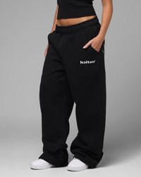 Loiter Premium Hybrid Sweat Pants Black/Camo