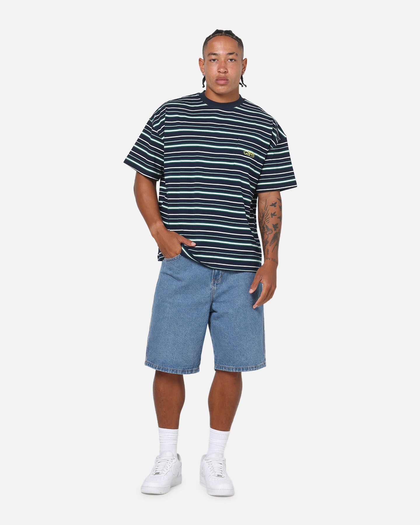 Carre Solace Baggy Jorts Mid Blue | Culture Kings
