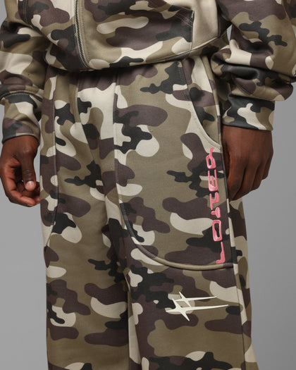 Loiter Jet Stream Sweat Pants Camo