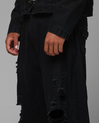 Loiter Thrasher Pants Washed Black