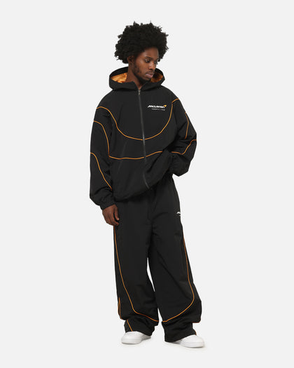 Mitchell & Ness X Mclaren Nylon Tracksuit Pants Black/Papaya