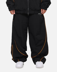 Mitchell & Ness X Mclaren Nylon Tracksuit Pants Black/Papaya