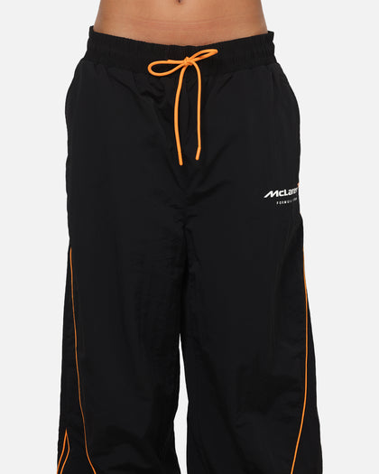 Mitchell & Ness X Mclaren Nylon Tracksuit Pants Black/Papaya