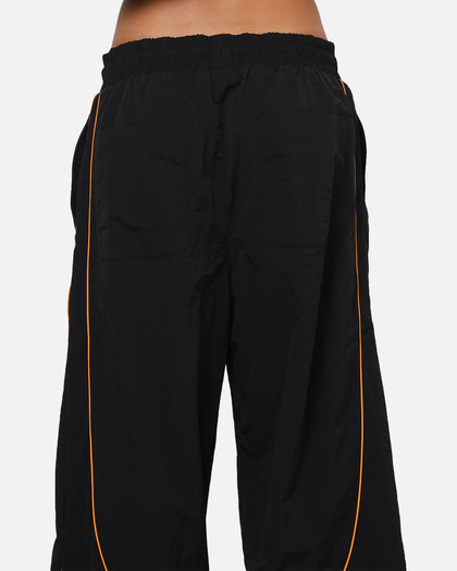 Mitchell & Ness X Mclaren Nylon Tracksuit Pants Black/Papaya