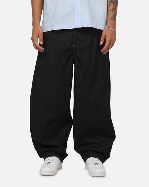 Carre Astor Pleated Jeans Raw Blue