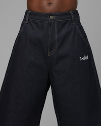 Loiter Star Born Jorts Raw Indigo