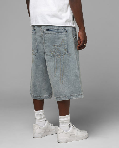 Loiter Star Born Jorts Light Blue