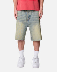 MNML Baggy Mojave Denim Shorts Blue