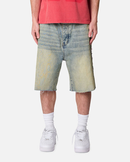 MNML Baggy Mojave Denim Shorts Blue