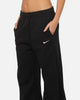 Nike Women's Sportswear Phoenix Fleece High Waisted Wide Leg Sweat Pants Black/Sail
