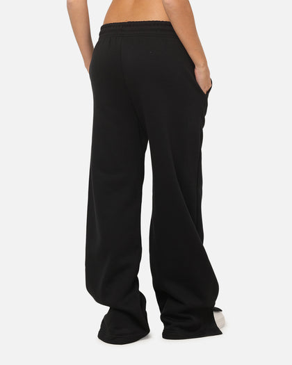 Nike Women's Sportswear Phoenix Fleece High Waisted Wide Leg Sweat Pants Black/Sail