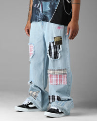 Loiter Patchwork Jeans Denim