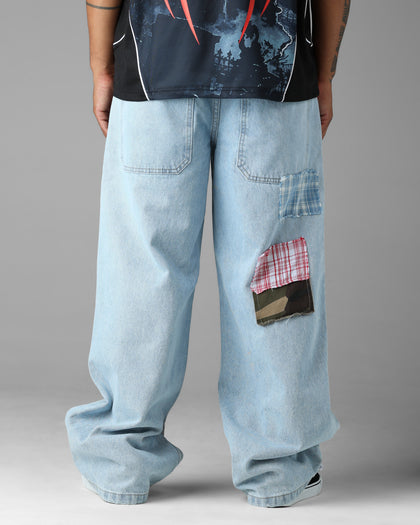 Loiter Patchwork Jeans Denim